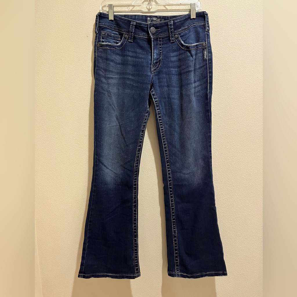 Silver Jeans Suki Surplus Style  Dark Denim
